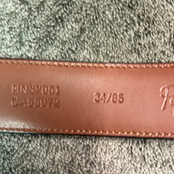 THE ORIGINAL PENGUIN MEN’S LEATHER BELT SIZE 34 - Picture 2 of 4